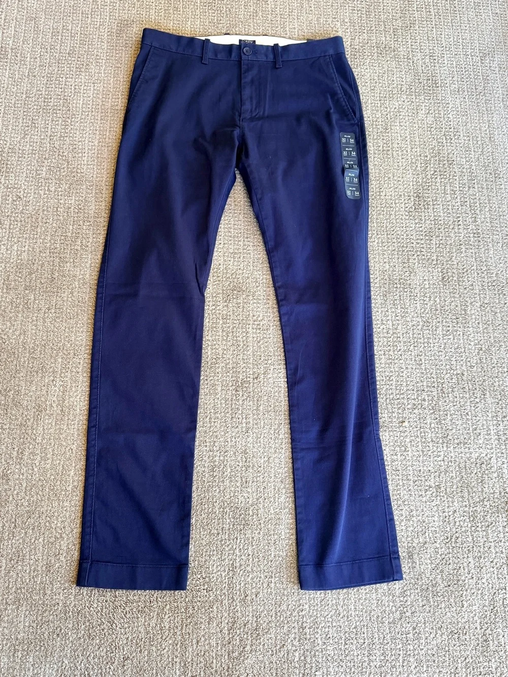 J.Crew Factory Flex Chino Pants Mens 32x34 Slim Fit  H3167